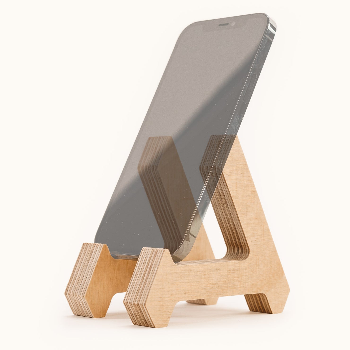 Birch Phone Stand, Home Office Accessories, Device Stands